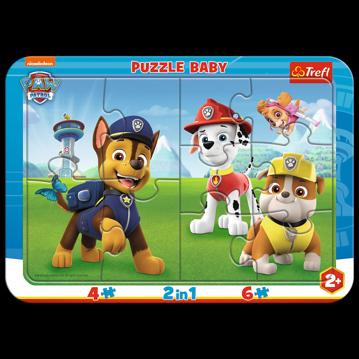 Game/Toy Baby puzzle Šťastná Tlapková patrola 2v1 