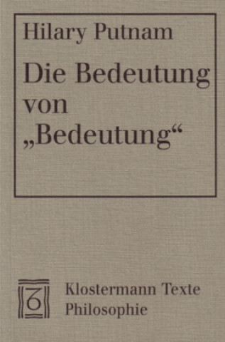 Könyv Die Bedeutung von "Bedeutung" Wolfgang Spohn