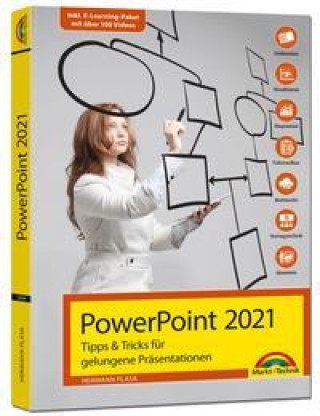 Kniha PowerPoint 2021 Tipps und Tricks für gelungene Präsentationen und Vorträge. Komplett in Farbe 