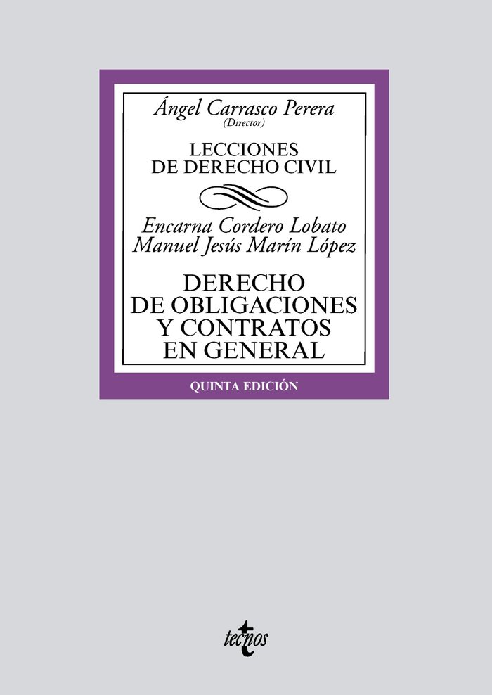 Kniha DERECHO DE OBLIGACIONES Y CONTRATOS EN GENERAL CORDERO LOBATO