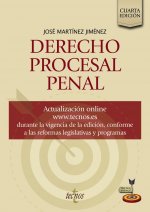 Könyv DERECHO PROCESAL PENAL MARTINEZ JIMENEZ