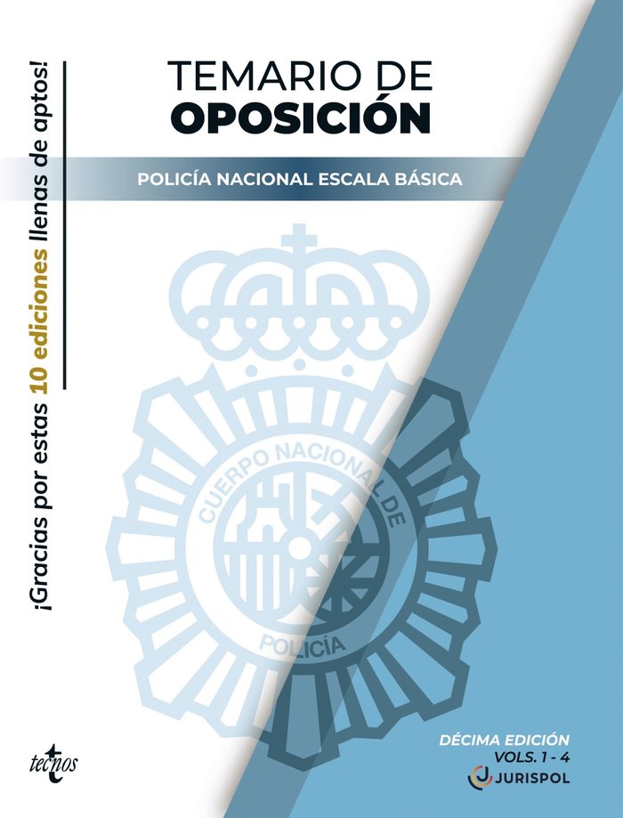 Kniha PACK TEMARIO OPOSICION ESCALA BASICA POLICIA NACIONAL JURISPOL