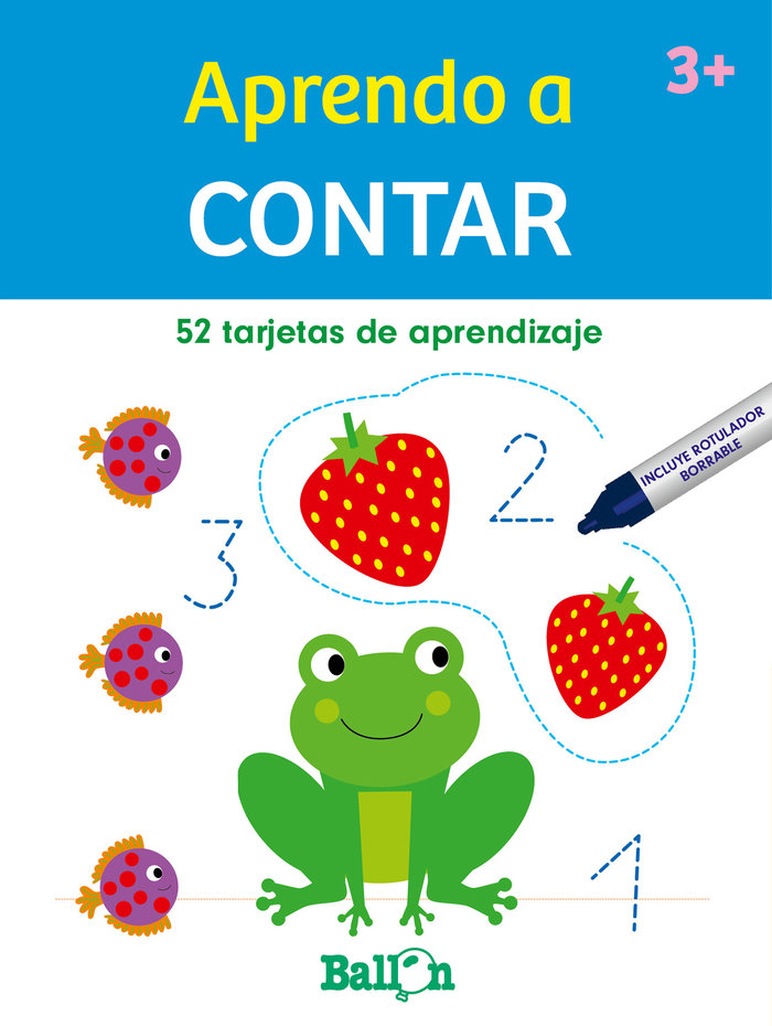 Carte APRENDO A CONTAR-TARJETAS BORRABLES BALLON