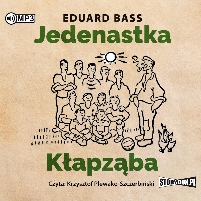 Kniha CD MP3 Jedenastka Kłapząba Eduard Bass