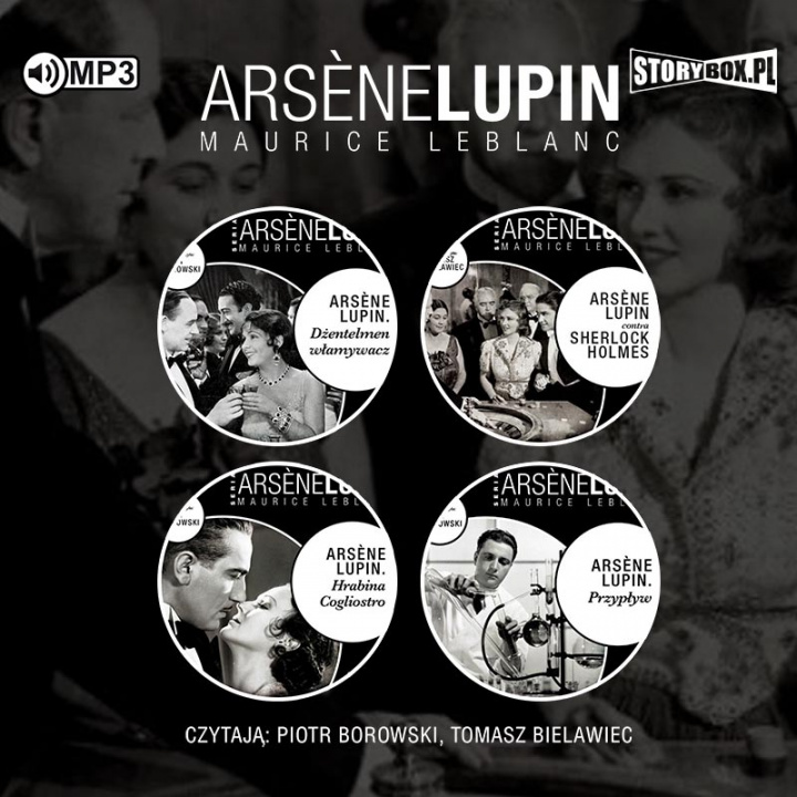 Carte CD MP3 Pakiet Arsene Lupin Maurice Leblanc