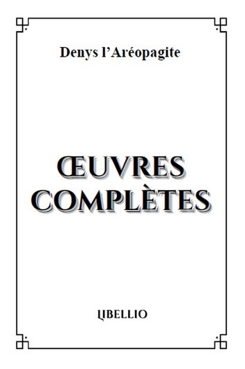 Knjiga OEUVRES COMPLÈTES l’Aréopagite