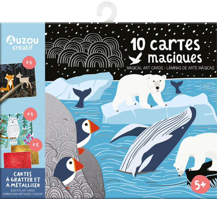 Buch 10 CARTES MAGIQUES - CARTES À GRATTER ET À MÉTALLISER 