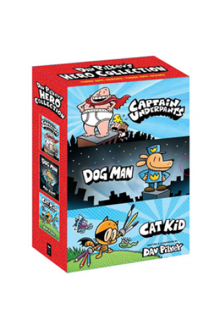 Carte Dav Pilkey's Hero Collection (Captain Underpants #1, Dog Man #1, Cat Kid Comic Club #1) Dav Pilkey
