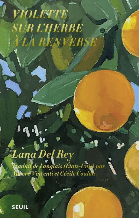 Libro Violette sur l'herbe à la renverse Lana Del Rey