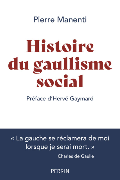 Kniha Histoire du gaullisme social Pierre Manenti