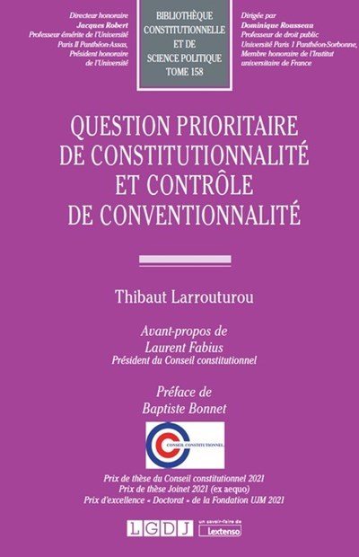 Kniha Question prioritaire de constitutionnalité et contrôle de conventionnalité LARROUTUROU T.