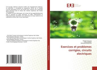 Книга Exercices et problemes corrigies, circuits electriques Adel Jammali