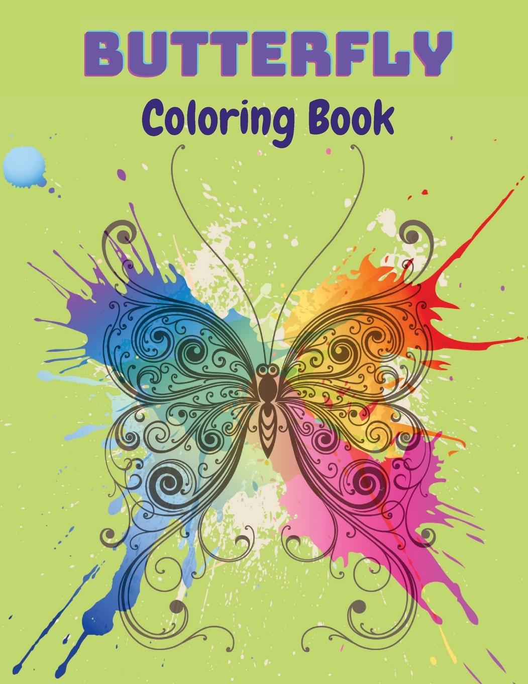 Carte Butterfly Coloring Book Mike Stewart