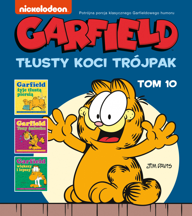 Kniha Garfield. Tłusty koci trójpak. Tom 10 Jim Davis
