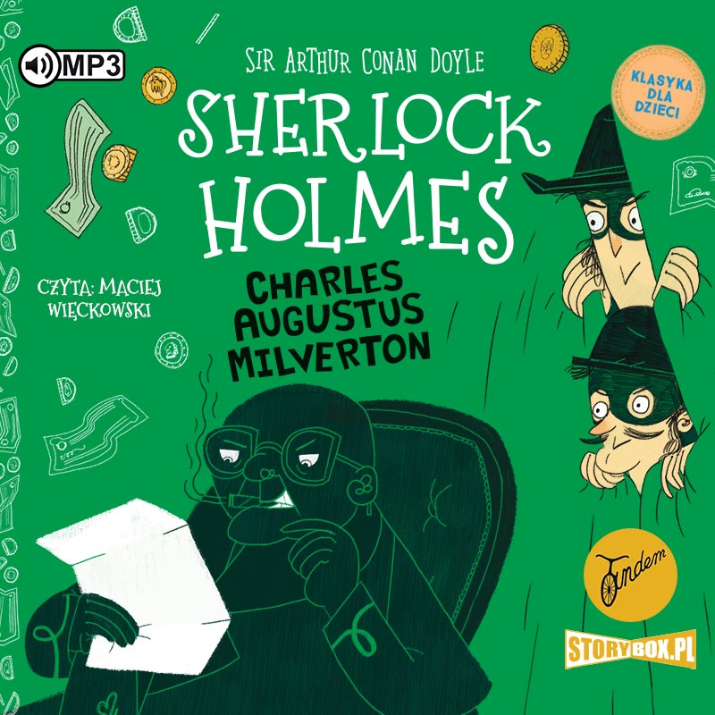 Kniha CD MP3 Charles Augustus Milverton. Klasyka dla dzieci. Sherlock Holmes. Tom 15 Arthur Conan Doyle