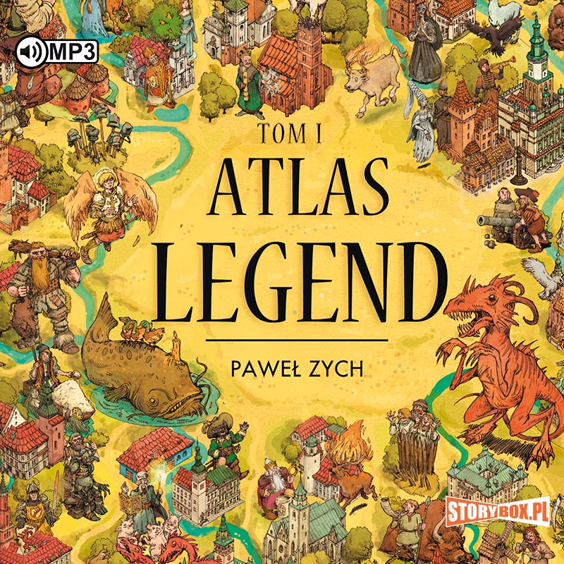 Könyv CD MP3 Atlas legend. Tom 1 Paweł Zych