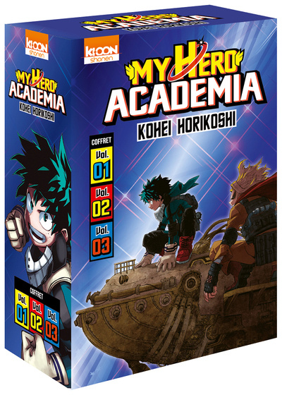 Könyv Coffret My Hero Academia vol. 1 à 3 Kohei Horikoshi