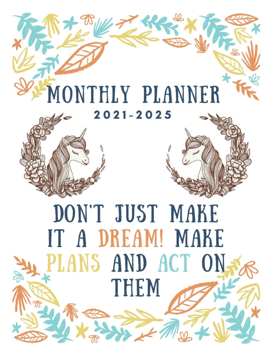 Knjiga Monthly Planner 2021-2025 AMD VectorZ AMD