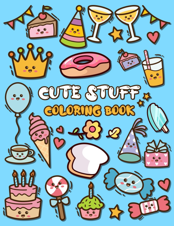 Boek Cute Stuff Coloring Book Marshall Nick Marshall