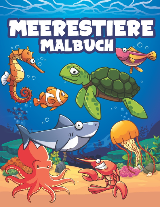 Książka Meerestiere malbuch mounart