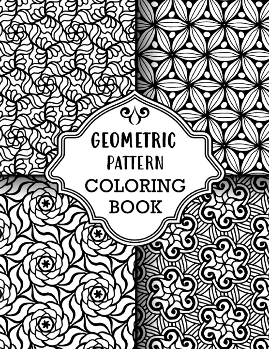 Knjiga Geometric Pattern Coloring Book Art Compact Art