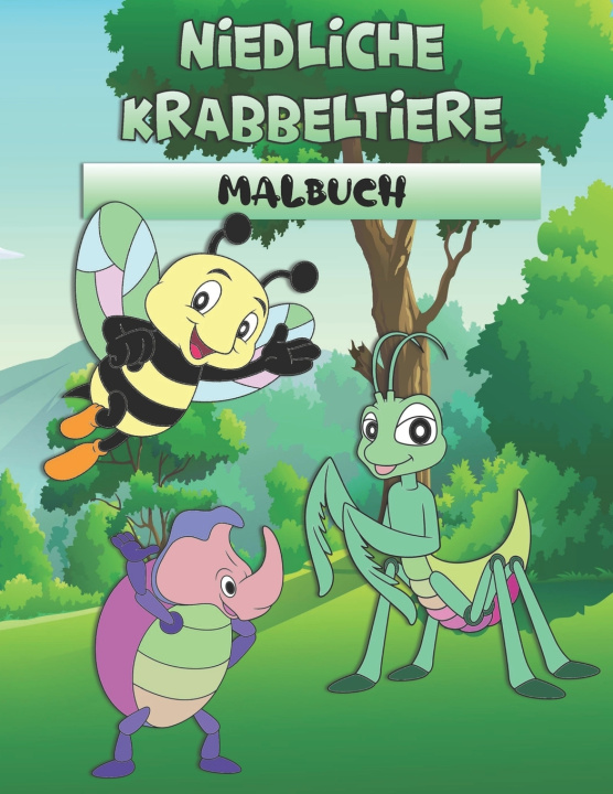 Livro Niedliche Krabbeltiere Malbuch Kinder Ideen fur Kinder