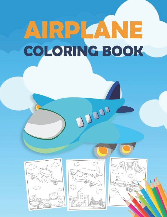 Книга Airplane Coloring Book Publishing Kkarla Publishing