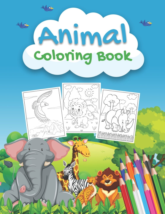 Knjiga Animal Coloring Book Publishing Kkarla Publishing