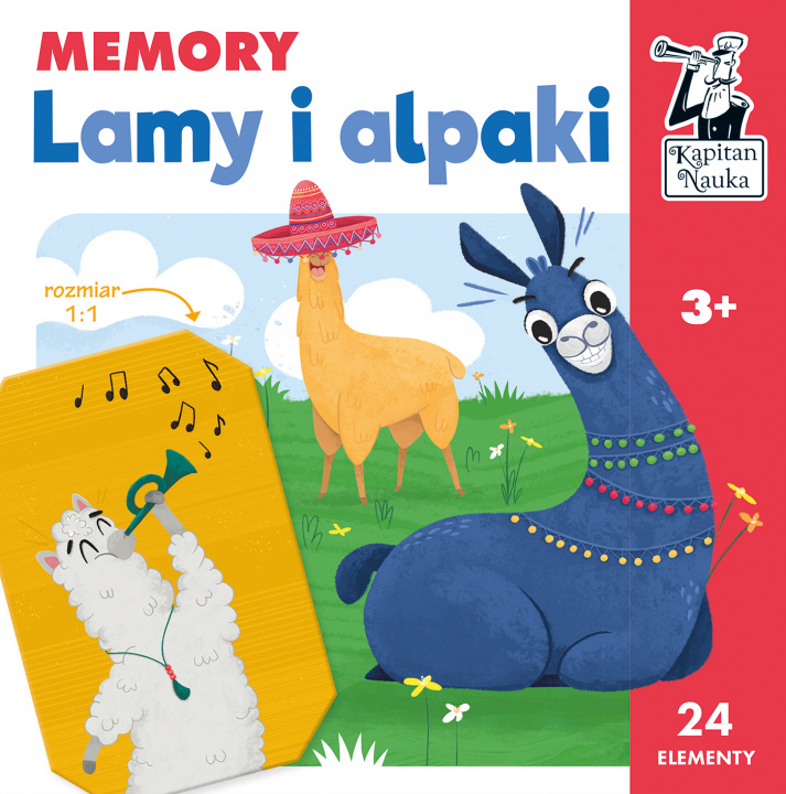 Аудио Gra Memory Lamy i alpaki Kapitan Nauka 
