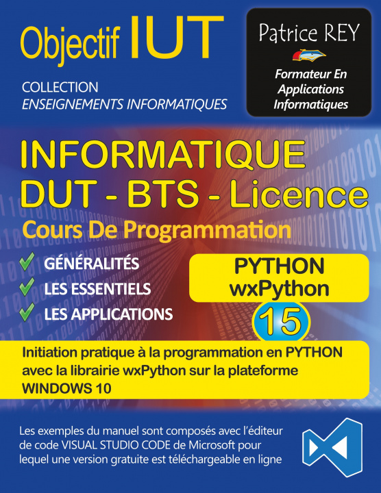 Książka DUT informatique wxPython (tome 15) Rey