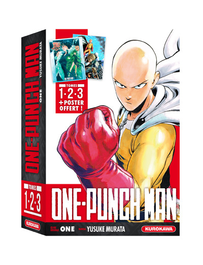 Kniha Coffret One-Punch Man - tomes 1 à 3 + poster One