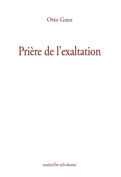 Kniha Prière de l'exaltation Ganz