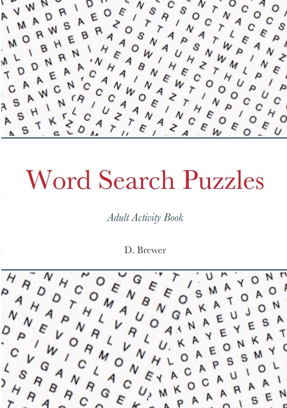 Knjiga Word Search Puzzles, Adult Activity Book 