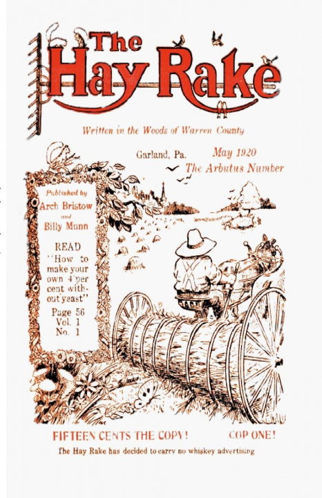 Knjiga Hay Rake- May 1920 Arch Bristow