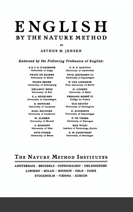 Knjiga English by the Nature Method 