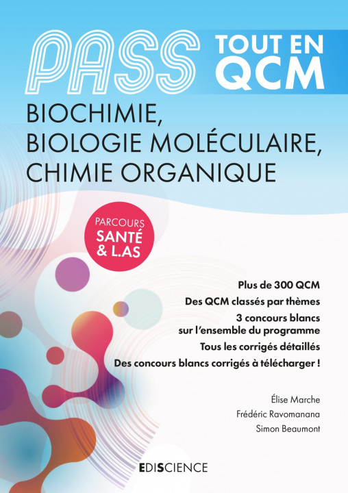 Kniha PASS Tout en QCM Biochimie, Biologie moléculaire, Chimie organique Elise Marche
