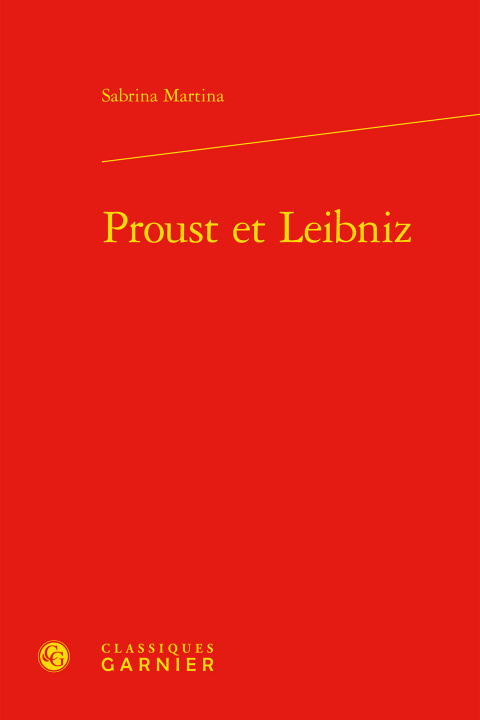 Knjiga Proust et Leibniz Martina sabrina