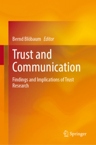 Knjiga Trust and Communication Bernd Blöbaum