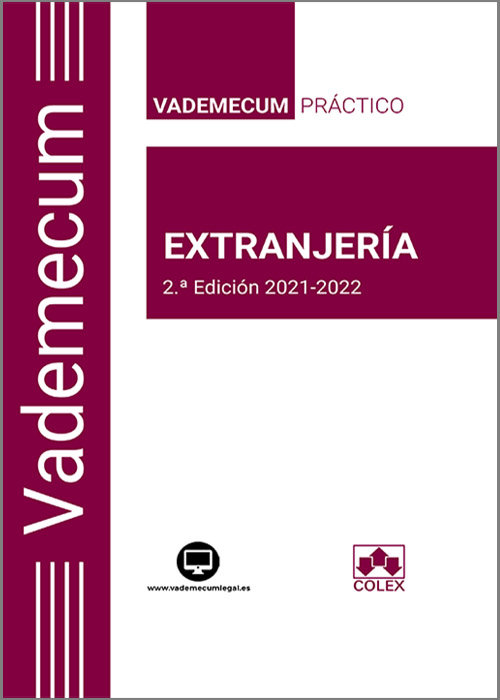 Kniha VADEMECUM EXTRANJERIA EDITORIAL COLEX S.L.