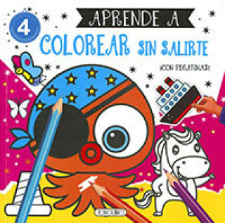 Knjiga APRENDE A COLOREAR SIN SALIRTE 4 