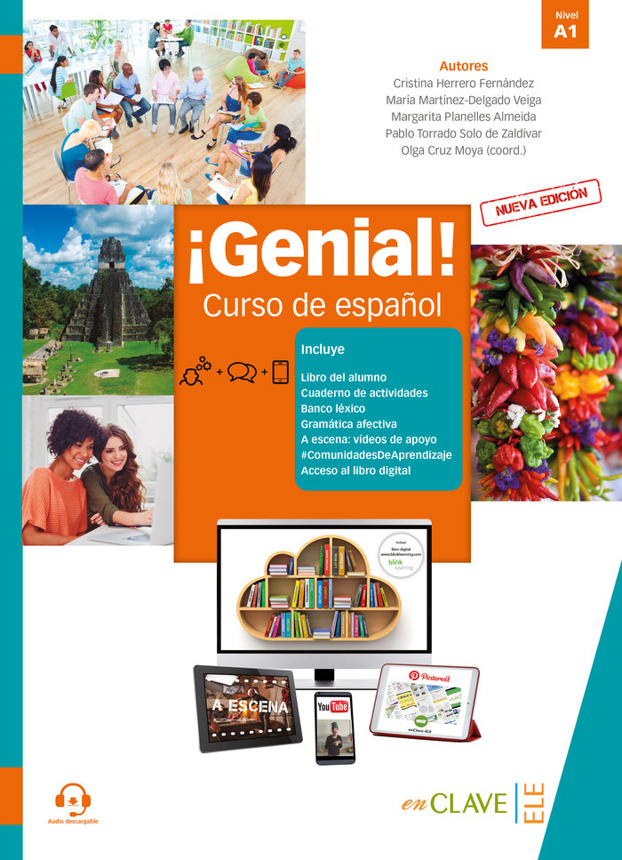 Könyv GENIAL A1 CURSO DE ESPAÑOL NUEVA EDICION HERRERO FERNANDEZ