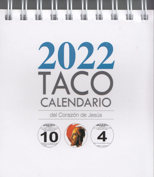 Kniha TACO CALENDARIO 2022 PEANA SAGRADO CORAZON 