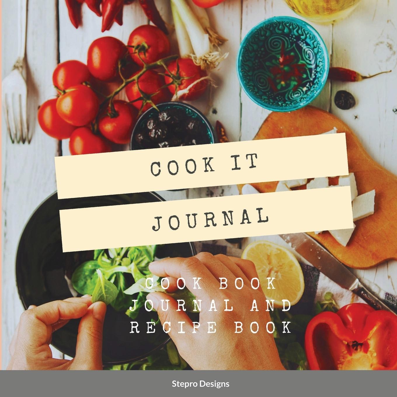 Book Cook it Journal Stepro Designs