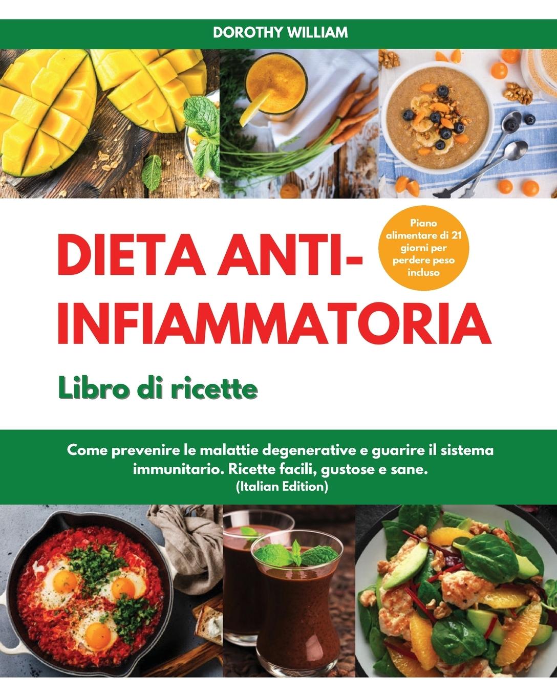 Könyv DIETA ANTI-INFIAMMATORIA  LIBRO DI RICET 