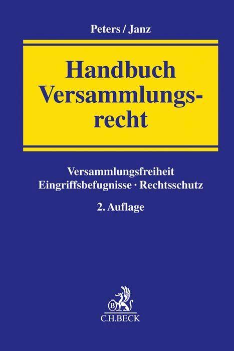 Book Handbuch Versammlungsrecht Norbert Janz