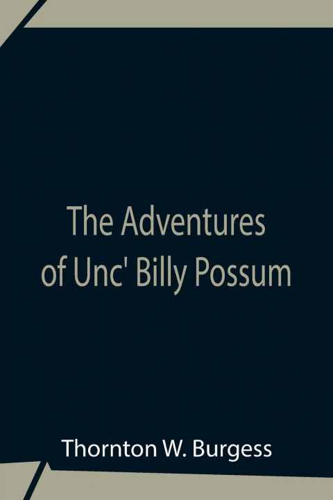 Kniha Adventures Of Unc' Billy Possum 