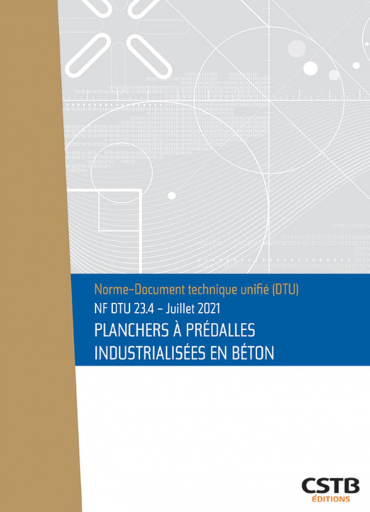 Książka NF DTU 23.4 Planchers à prédalles industrialisées en béton Cstb