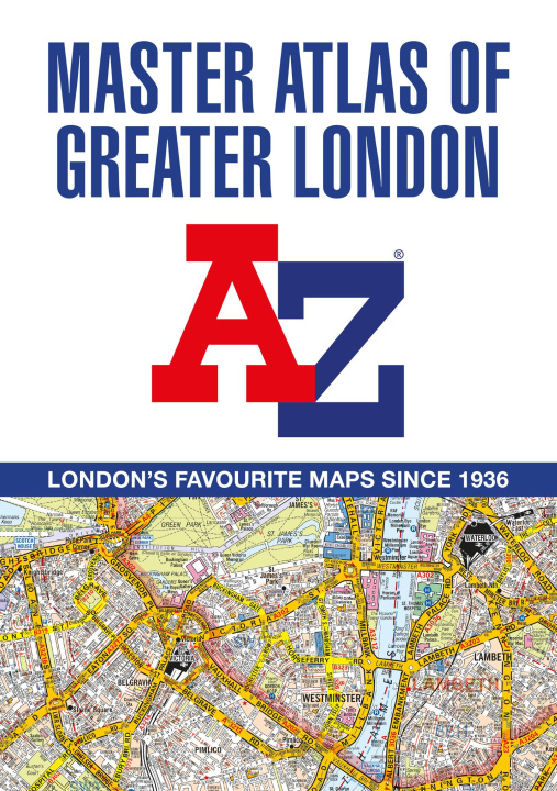 Könyv -Z Master Atlas of Greater London A-Z maps