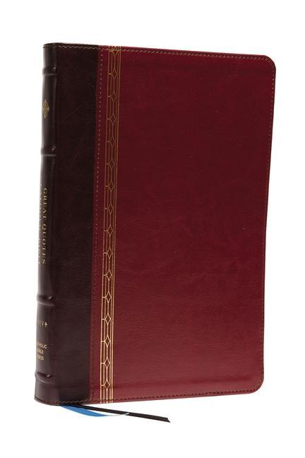 Book NRSVCE, Great Quotes Catholic Bible, Leathersoft, Burgundy, Comfort Print 