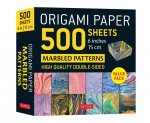 Papírenské zboží Origami Paper 500 sheets Marbled Patterns 6 Tuttle Publishing
